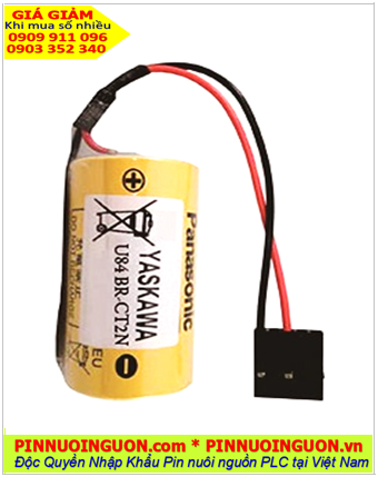 YASKAWA U84 BR-CT2N; Pin nuôi nguồn YASKAWA U84 BR-CT2N lithium 3V 5000mAh, X.xứ Nhật